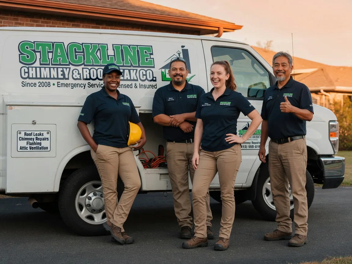 Chimney flashing repair company in Poplar, WI